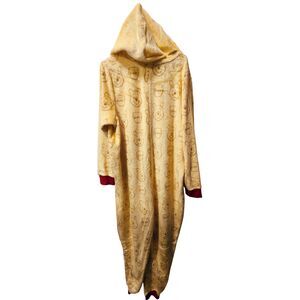 Winnie the Pooh Disney 3X One Piece Zip Fleece Hood Costume PJs Onesie